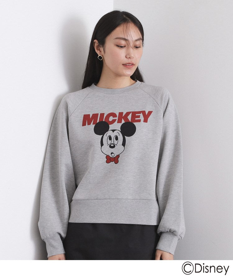 オペーク ドット クリップ OPAQUE.CLIP 《Mickey Mouse》プリントアソートスウェット【洗濯機OK】 （グレー(012)） グレー(012)