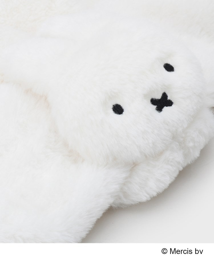 オペーク ドット クリップ OPAQUE.CLIP 【コラボ】miffy x OPAQUE.CLIP フェイクファーティペット （チャコールグレー(014)） チャコールグレー(014)