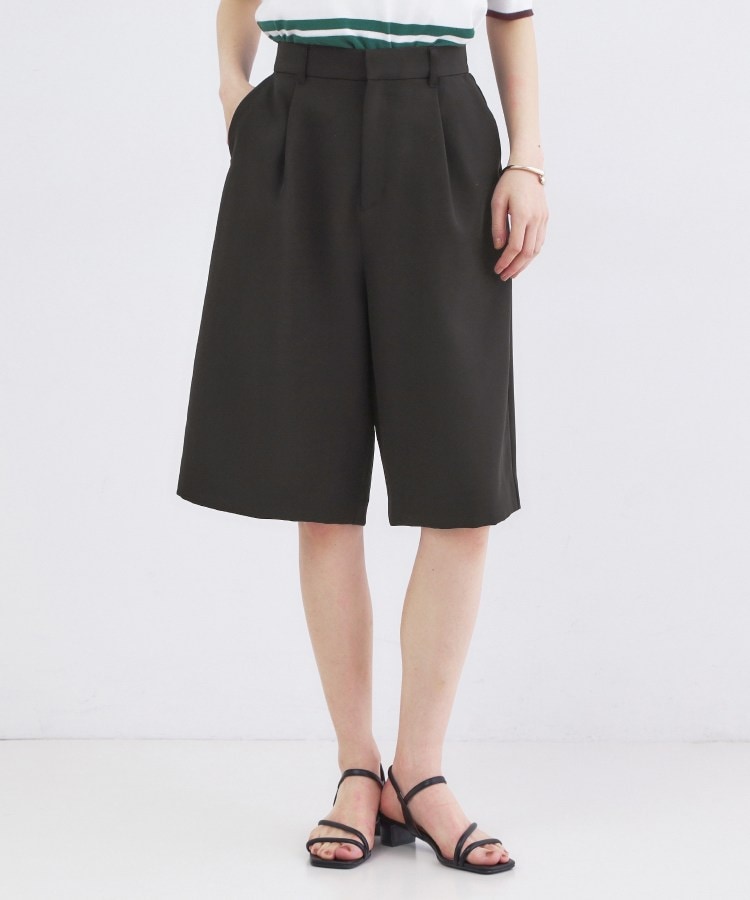 オペーク ドット クリップ OPAQUE.CLIP ストレッチハーフパンツ【洗濯機OK】 （ブラック(019)） ブラック(019)