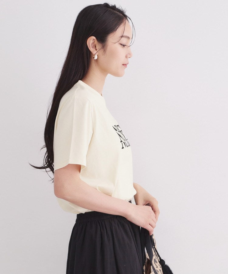 オペーク ドット クリップ OPAQUE.CLIP アソートロゴTシャツ【洗濯機OK】 （ライトベージュ(051)） ライトベージュ(051)