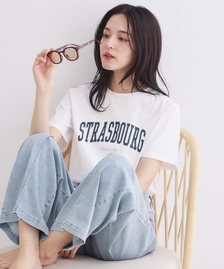 オペーク ドット クリップ OPAQUE.CLIP アソートロゴTシャツ【洗濯機OK】 （ホワイト(001)） ホワイト(001)