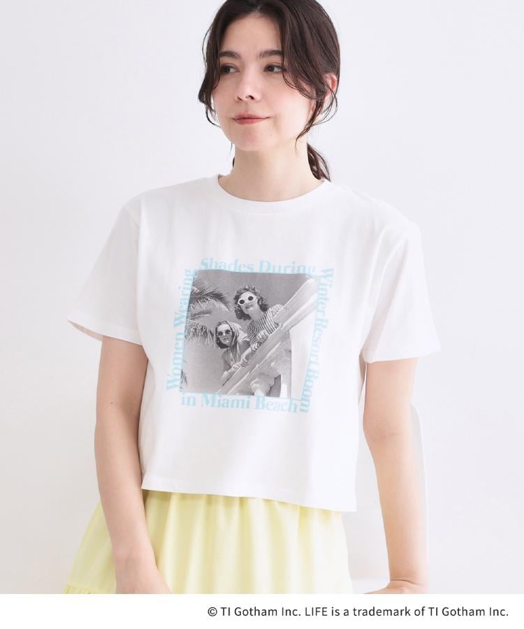 オペーク ドット クリップ OPAQUE.CLIP 【LIFE PICTURE COLLECTION】アソートフォトTシャツ （ホワイト(101)） ホワイト(101)