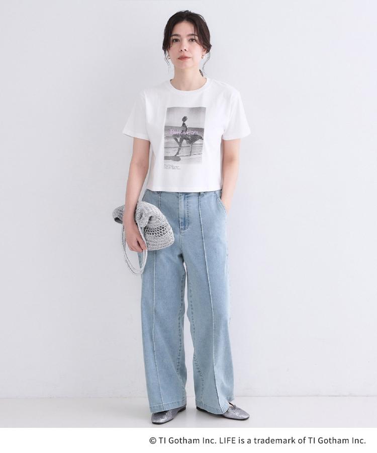 オペーク ドット クリップ OPAQUE.CLIP 【LIFE PICTURE COLLECTION】アソートフォトTシャツ （ホワイト(101)） ホワイト(101)