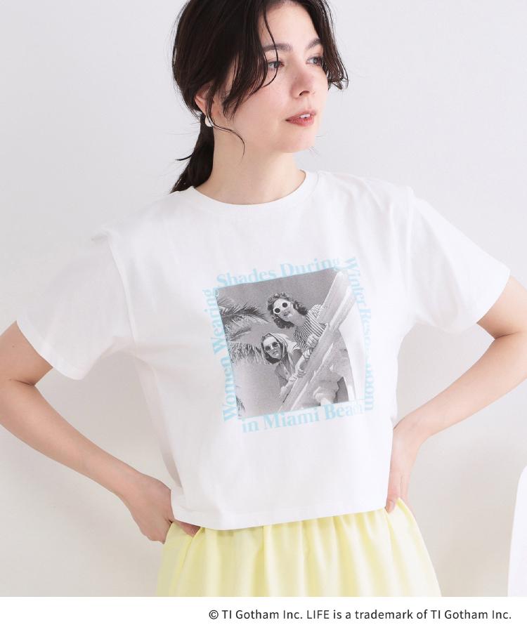 オペーク ドット クリップ OPAQUE.CLIP 【LIFE PICTURE COLLECTION】アソートフォトTシャツ （ホワイト(101)） ホワイト(101)