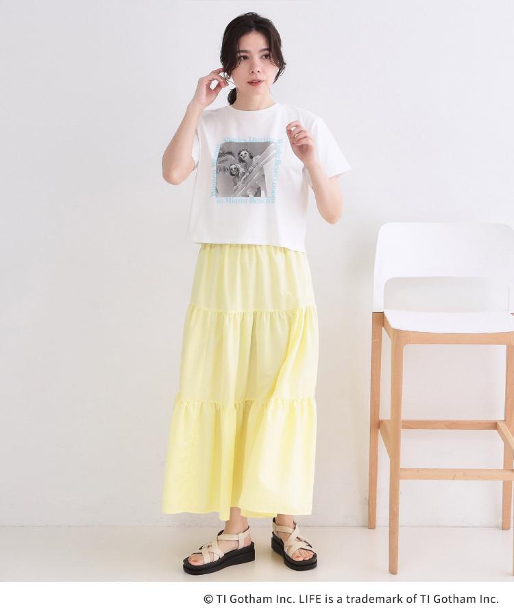 オペーク ドット クリップ OPAQUE.CLIP 【LIFE PICTURE COLLECTION】アソートフォトTシャツ （ホワイト(101)） ホワイト(101)