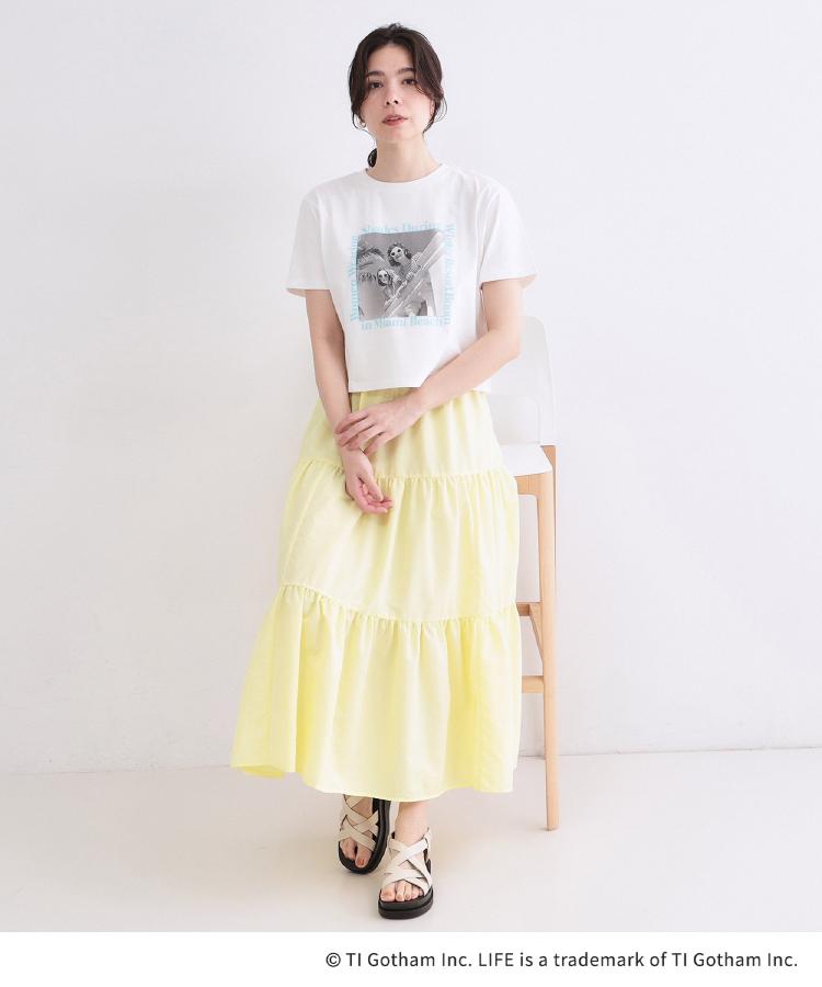 オペーク ドット クリップ OPAQUE.CLIP 【LIFE PICTURE COLLECTION】アソートフォトTシャツ （ホワイト(101)） ホワイト(101)