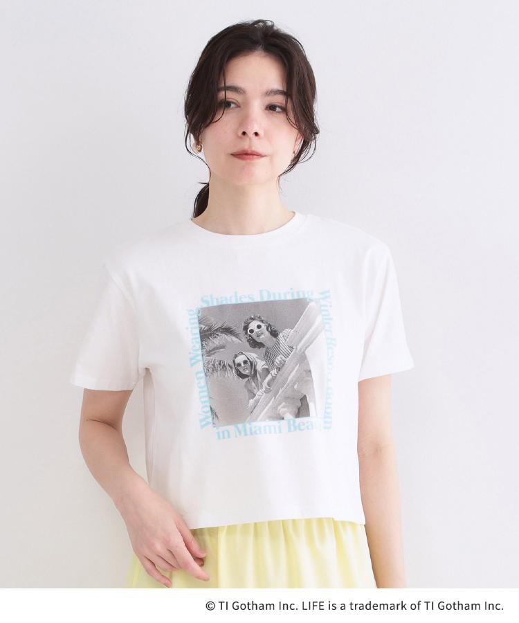オペーク ドット クリップ OPAQUE.CLIP 【LIFE PICTURE COLLECTION】アソートフォトTシャツ （ホワイト(101)） ホワイト(101)