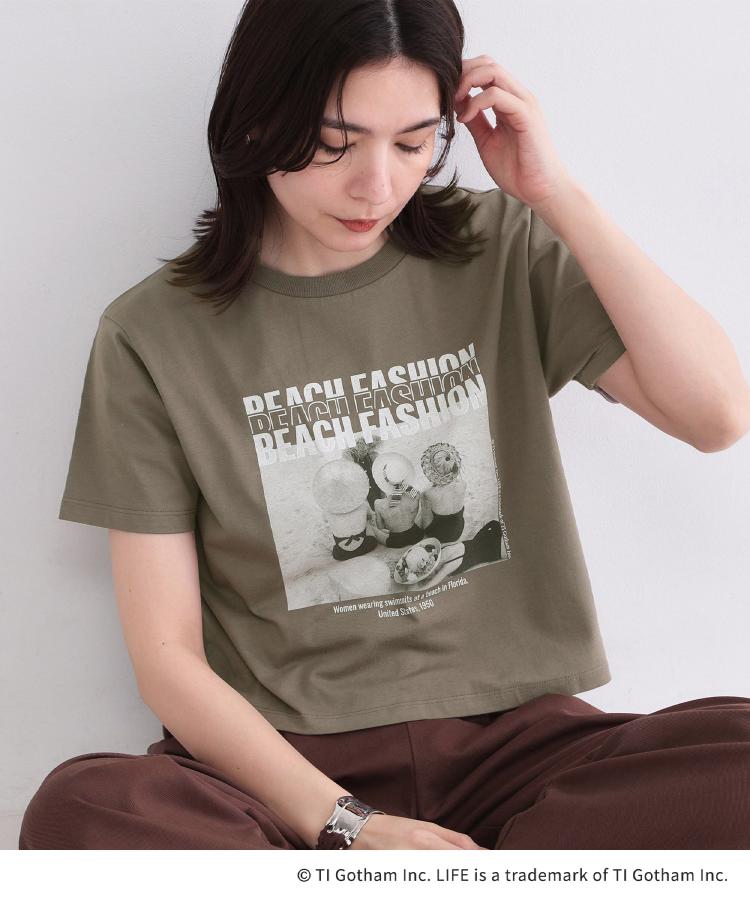 オペーク ドット クリップ OPAQUE.CLIP 【LIFE PICTURE COLLECTION】アソートフォトTシャツ （チャコールグレー(014)） チャコールグレー(014)