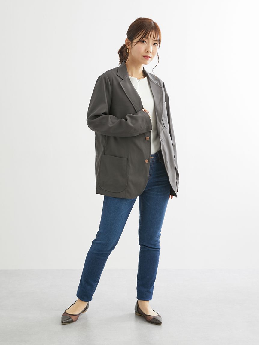 オペーク ドット クリップ OPAQUE.CLIP テーラードジャケット （チャコールグレー） チャコールグレー