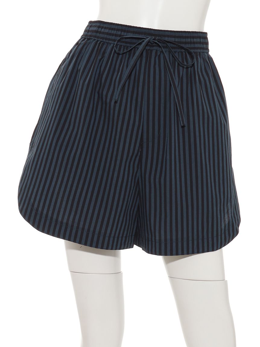 オペーク ドット クリップ OPAQUE.CLIP 先染めストライプ ショートパンツ （グリーン） グリーン