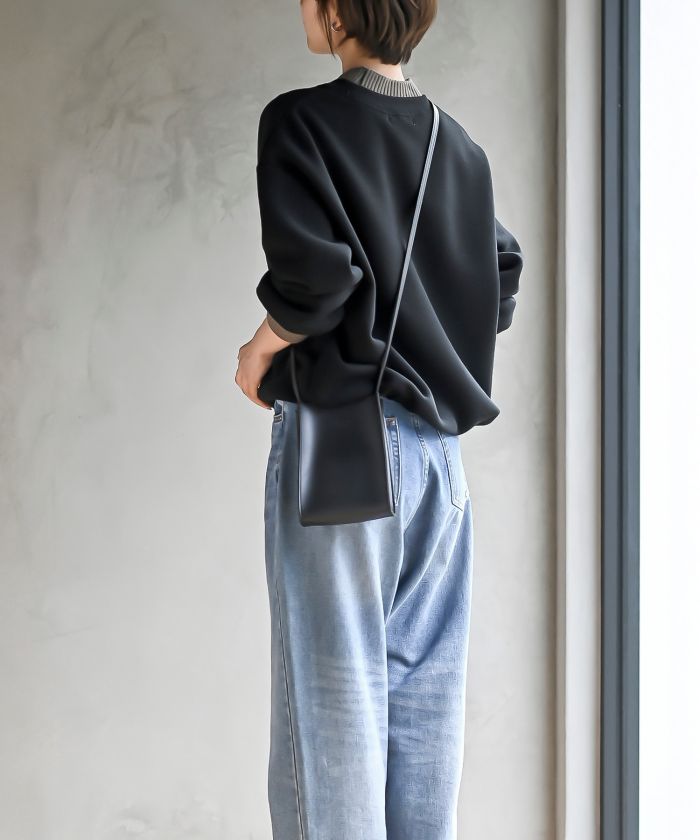 アールピーエス rps 裏起毛リブ使いドロストプルオーバー