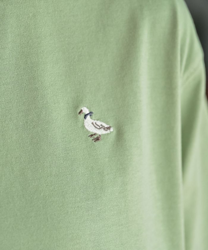 アールピーエス rps 袖口レースワンポイント刺繍カットソー （アイボリー） アイボリー