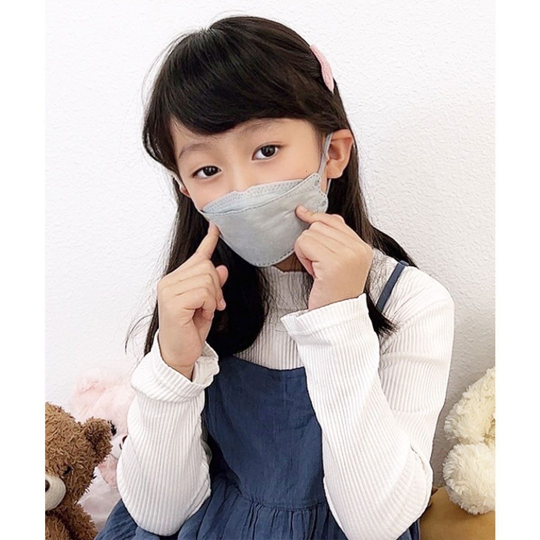 オシャレボ OSYAREVO 【ネット限定】【キッズ】  7枚  JN95不織布カラーマスク【返品不可商品】