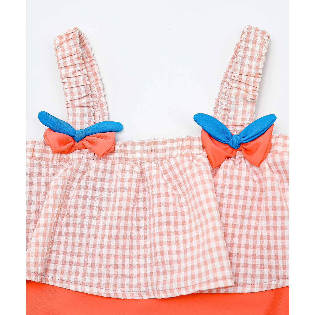 オシャレボ OSYAREVO 【ネット限定】キッズ ギャザーフリル ワンピース 水着 【返品不可商品】