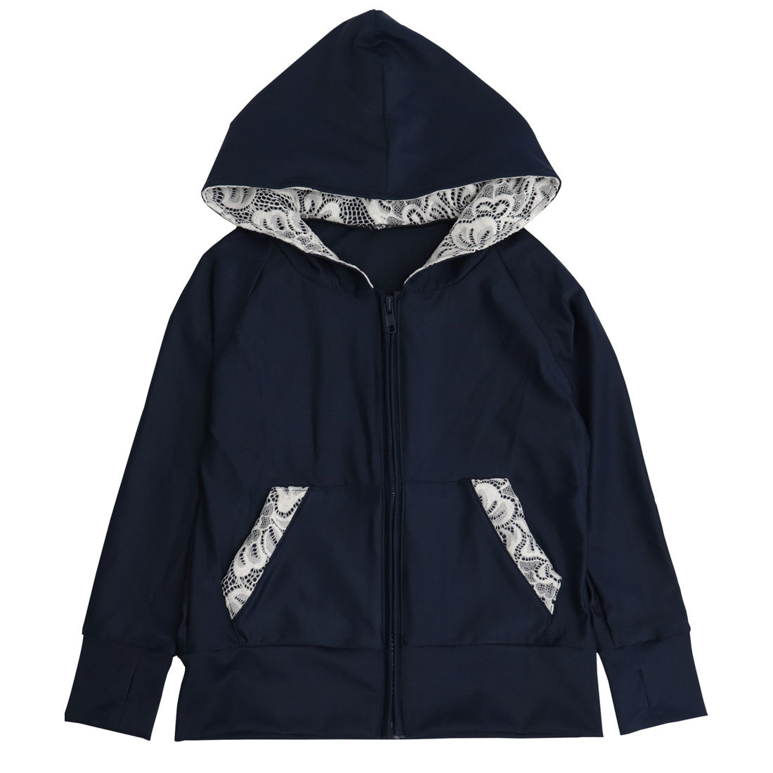 オシャレボ OSYAREVO 【ネット限定】【キッズ】レース ラッシュガードパーカー