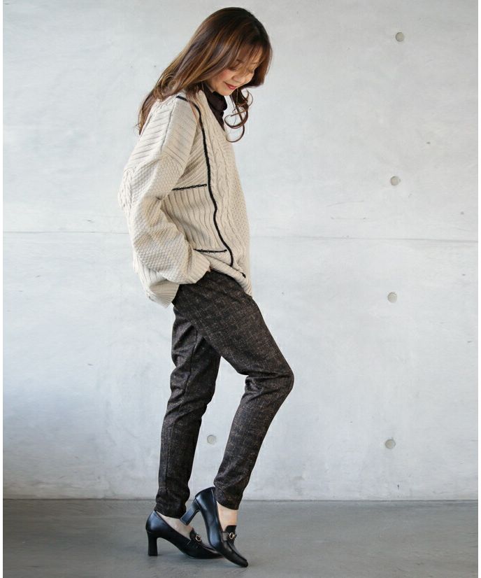 大人 OTONA 不過度的 時尚 大人風格 不會感到涼爽 寬鬆的  leggins 褲子