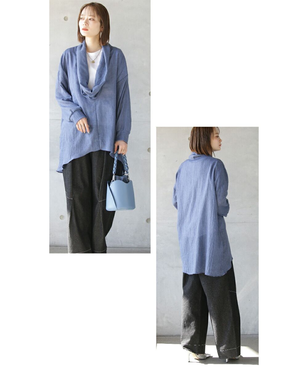 Adult OTONA Airy Neck Draped High-Quality Luxury Wear