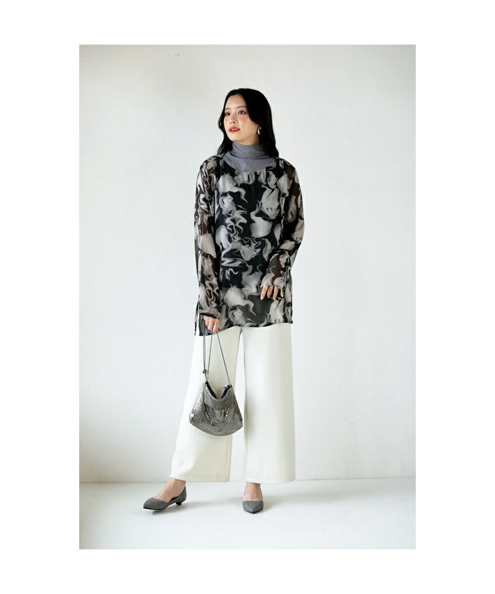 Adult OTONA Marble Sheer Top