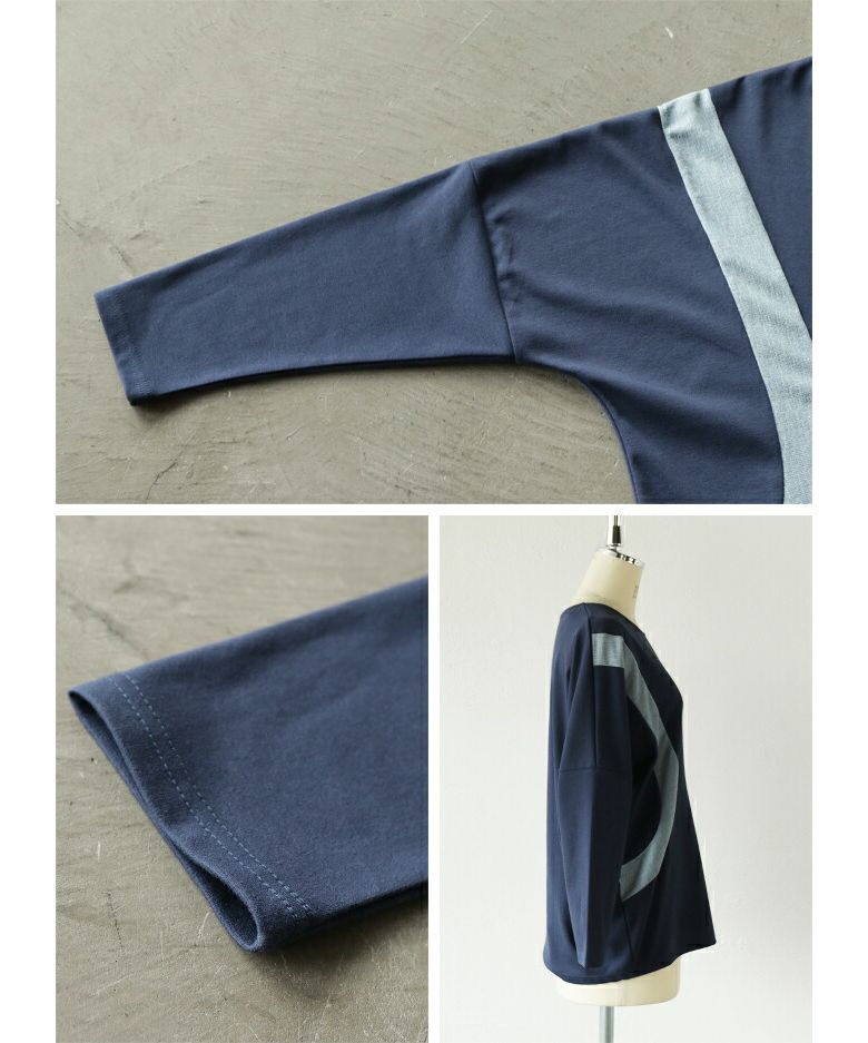 Adult OTONA original simple yet expressive top with a slender silhouette and graceful curved lines.