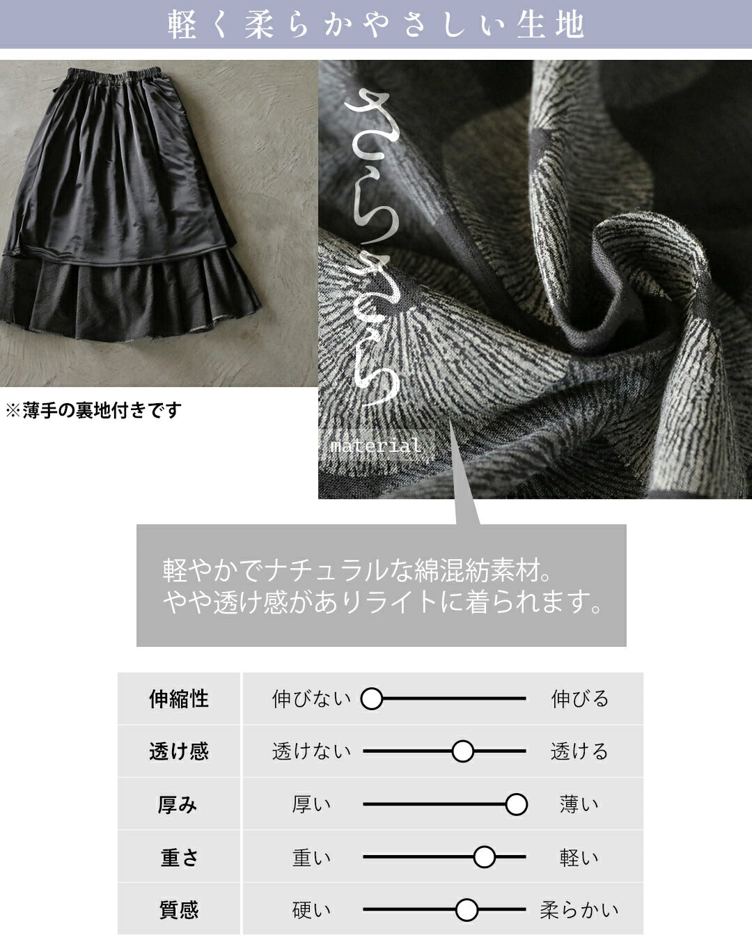 オトナ OTONA 甘すぎない大人可愛さを やさしいドットスカート （ブラック） ブラック