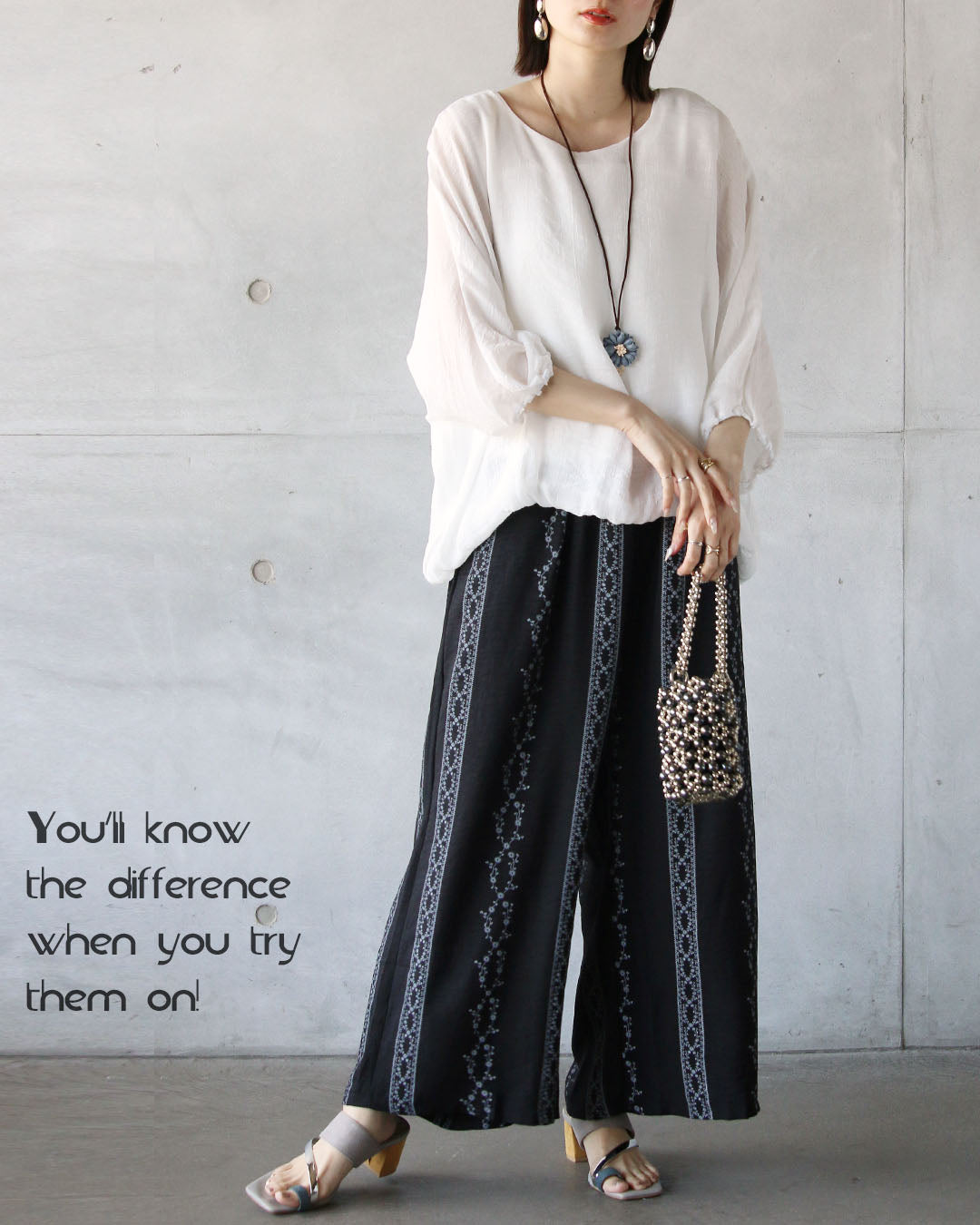 Adult OTONA, add elegance to the soft silhouette. Top with flower key