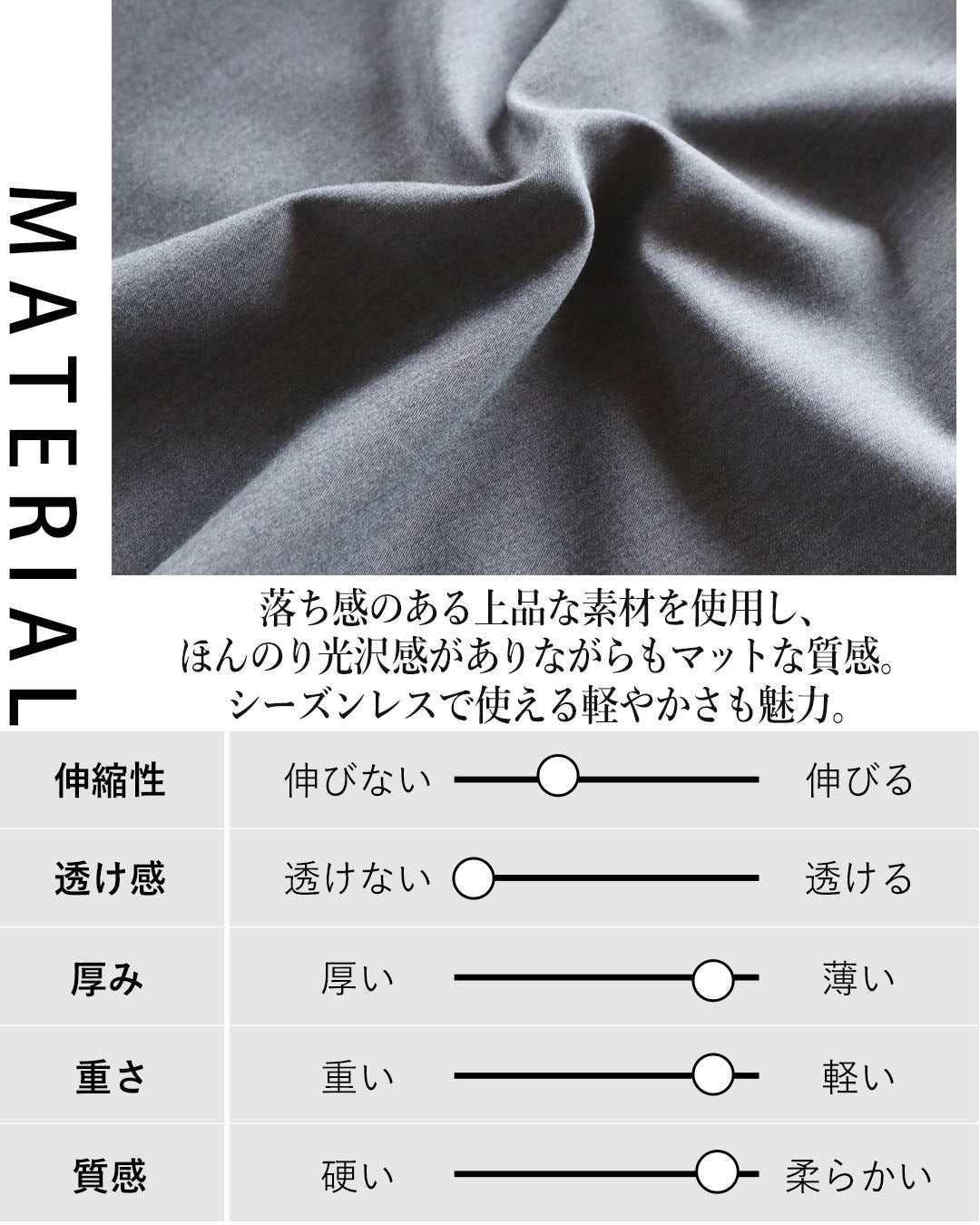 オトナ OTONA スラックス仕立ての、今どきバレルシルエット。品のある大人のゆるパン （グレー） グレー