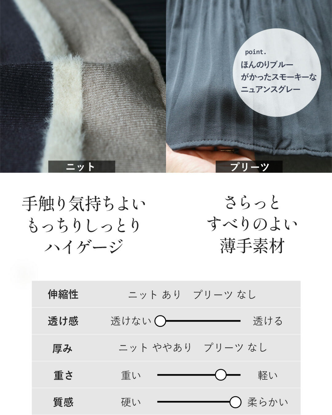 オトナ OTONA プリーツと配色ラインで魅せる大人可愛いゆったりトップス （グレー） グレー