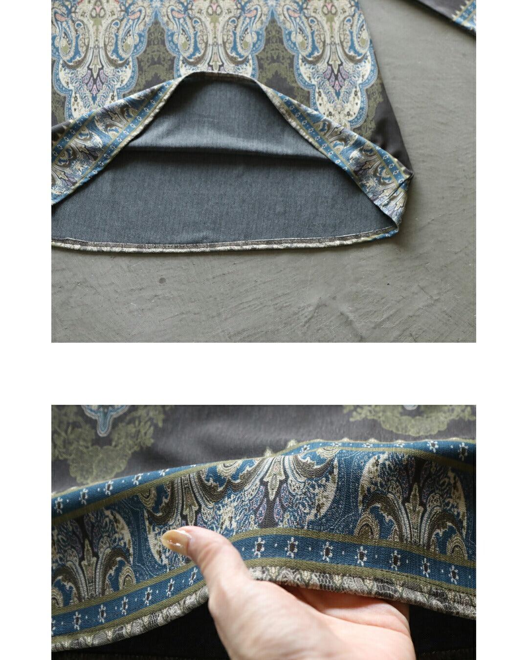 オトナ OTONA 品よくクラシカル 特別感ある華やぐチュニックトップス （カーキ） カーキ