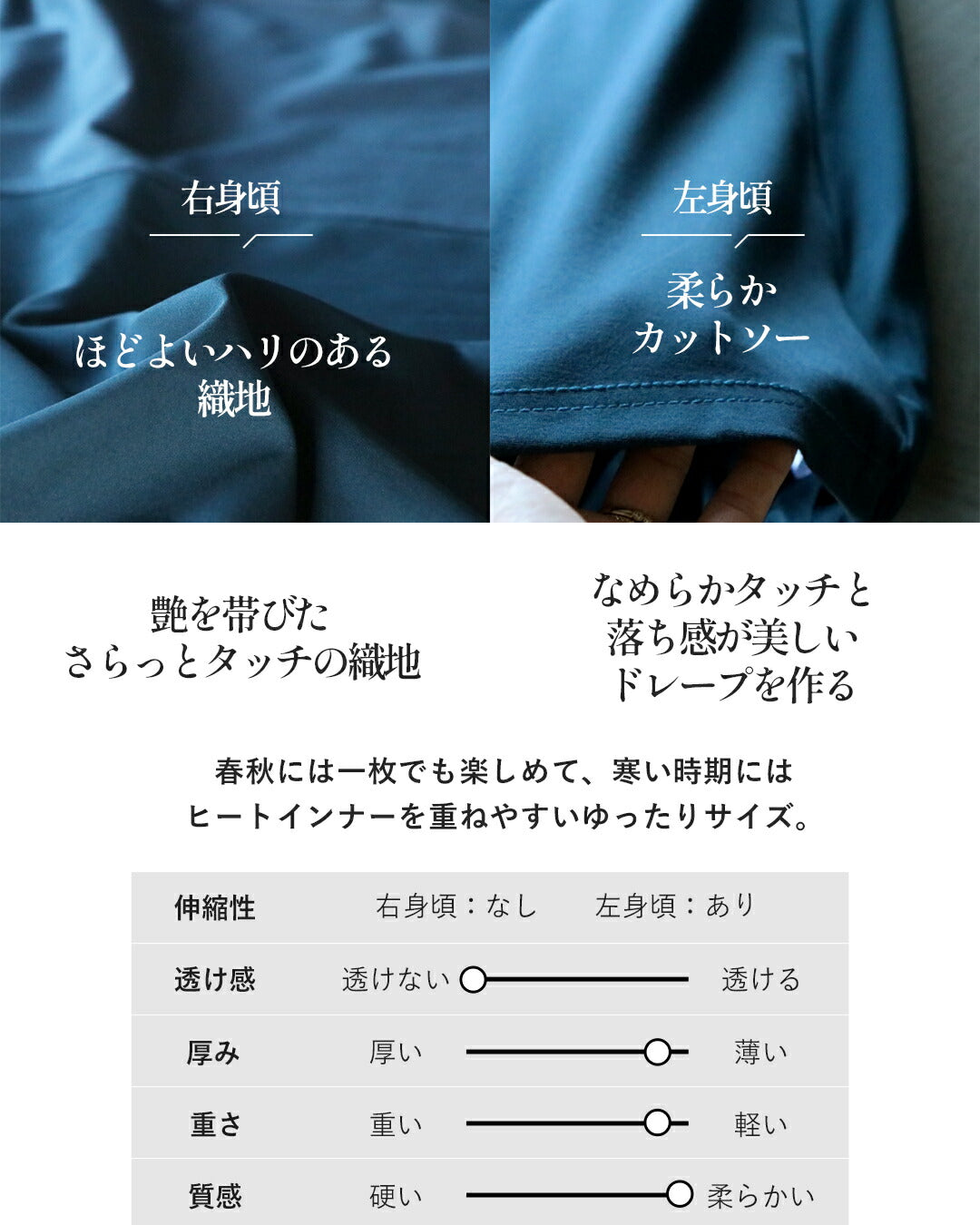 オトナ OTONA 深みブルーが映える計算されたバルーンワンピース （ブルー） ブルー