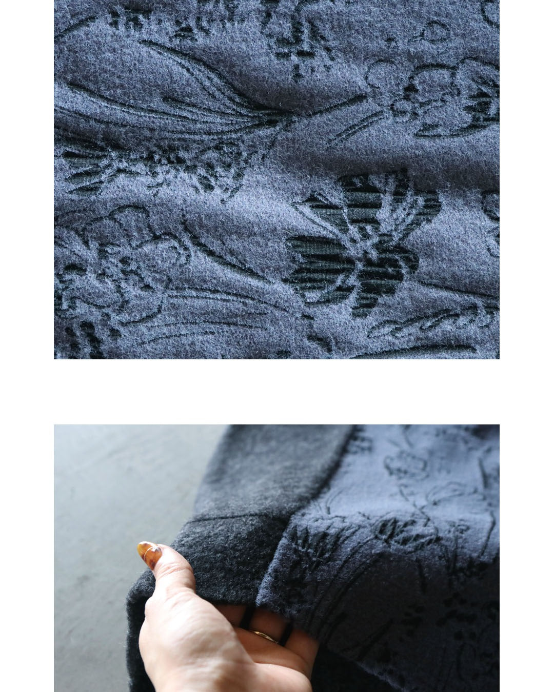 オトナ OTONA 「モード可愛い」と「細見え」が叶う 花柄モード切替トップス （ブルー） ブルー