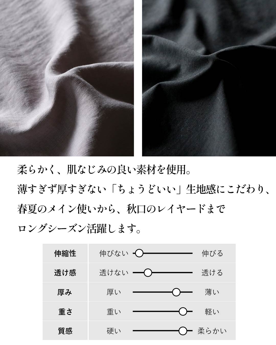 オトナ OTONA 「ひと癖」がちょうどいい。モードデザインロングTシャツ （グレー） グレー