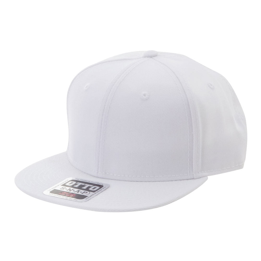 オット キャップ OTTO CAP #125-978 Wool Blend Flat Visor Snapback （2.ホワイト） 2.ホワイト