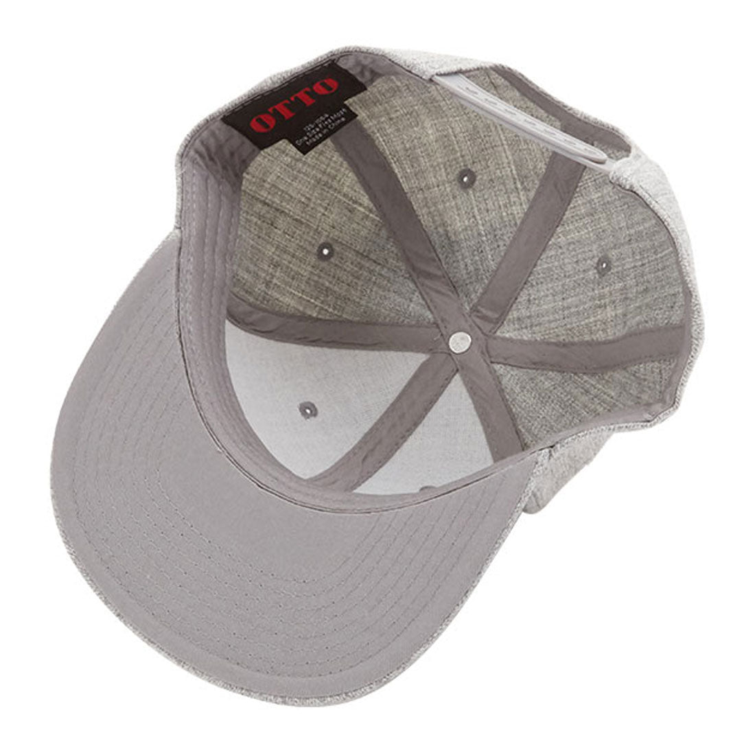 オット キャップ OTTO CAP #1054 Heather Wool Blend Twill Flat Visor （1.HeatherGray） 1.HeatherGray