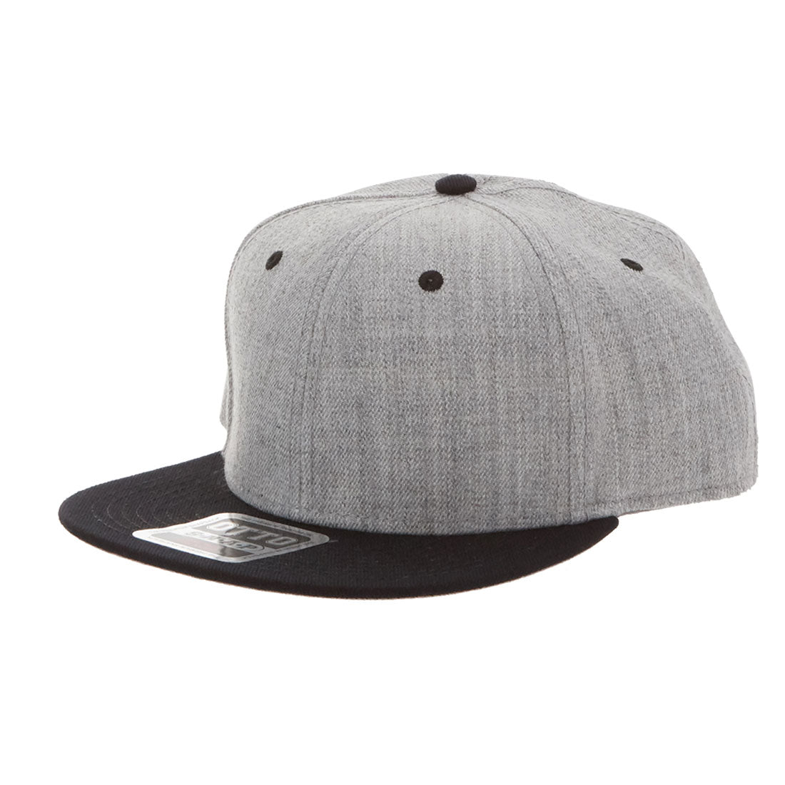 オット キャップ OTTO CAP #1054 Heather Wool Blend Twill Flat Visor （5.BK(つば)xHGY） 5.BK(つば)xHGY