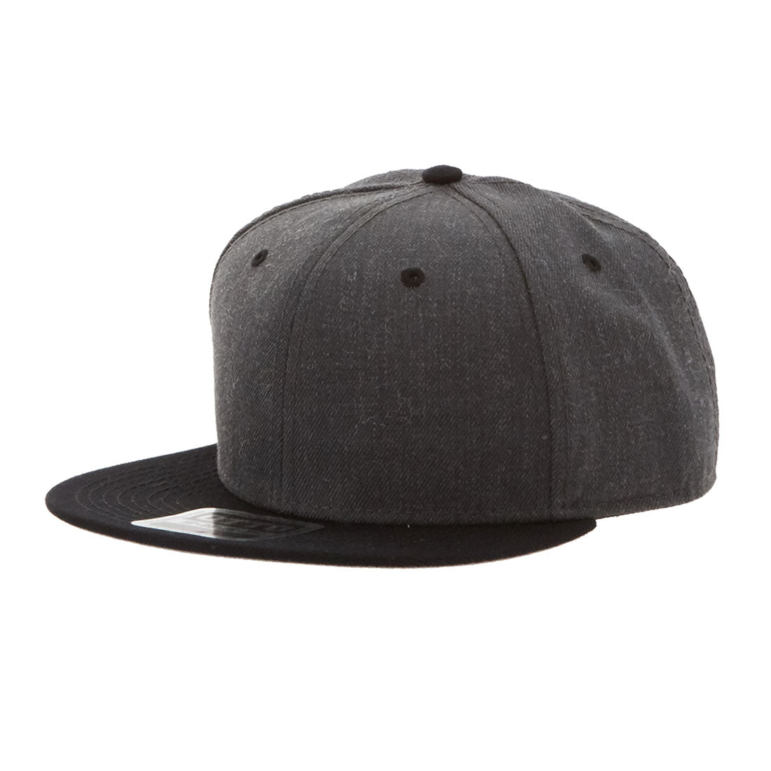 オット キャップ OTTO CAP #1054 Heather Wool Blend Twill Flat Visor （6.BK(つば)xHBK） 6.BK(つば)xHBK