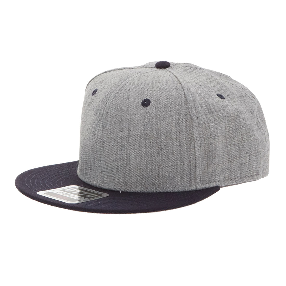 オット キャップ OTTO CAP #1054 Heather Wool Blend Twill Flat Visor （7.NV(つば)xHGY） 7.NV(つば)xHGY