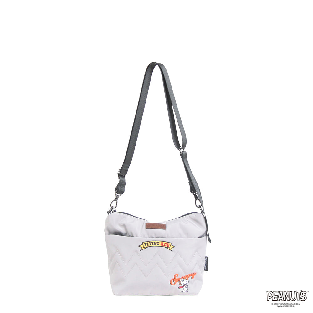 アウトドアプロダクツ OUTDOOR PRODUCTS アウトドアプロダクツ OUTDOORPRODUCTSPEANUTSコレクション スヌーピー ミニショルダー （ライトグレー） ライトグレー
