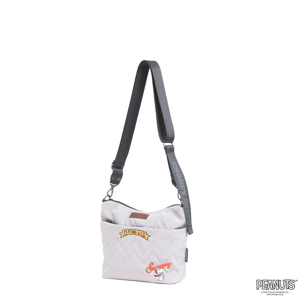 アウトドアプロダクツ OUTDOOR PRODUCTS アウトドアプロダクツ OUTDOORPRODUCTSPEANUTSコレクション スヌーピー ミニショルダー （ライトグレー） ライトグレー