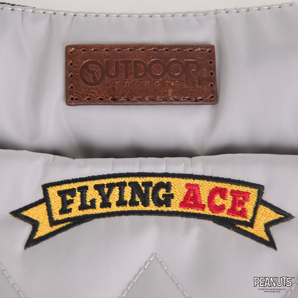 アウトドアプロダクツ OUTDOOR PRODUCTS アウトドアプロダクツ OUTDOORPRODUCTSPEANUTSコレクション スヌーピー ミニショルダー （ライトグレー） ライトグレー