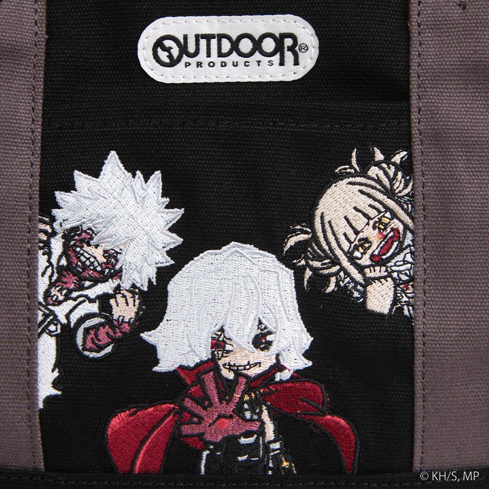 アウトドアプロダクツ OUTDOOR PRODUCTS 【僕のヒーローアカデミア×OUTDOOR PRODUCTS】キーホルダー付きミニキャラトート 死柄木弔×荼毘×トガヒミコ （ブラック（死柄木弔×荼毘×トガヒミコ）） ブラック（死柄木弔×荼毘×トガヒミコ）