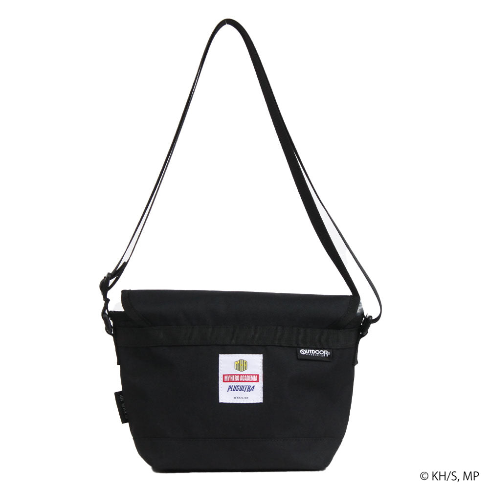 アウトドアプロダクツ OUTDOOR PRODUCTS 【僕のヒーローアカデミア×OUTDOOR PRODUCTS】缶バッチ付きフラップショルダー （グレー（死柄木弔）） グレー（死柄木弔）