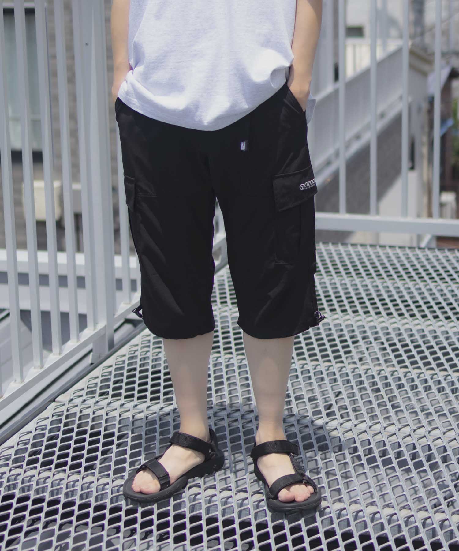 アウトドアプロダクツ OUTDOOR PRODUCTS ポリリップストレッチカーゴクロップドパンツ （ベージュ） ベージュ