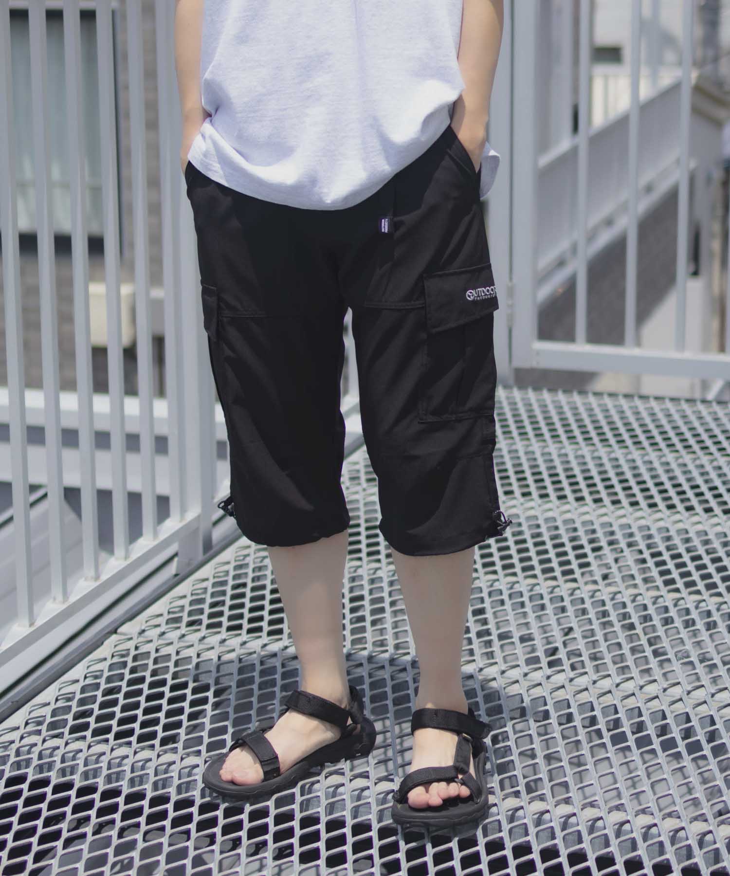アウトドアプロダクツ OUTDOOR PRODUCTS ポリリップストレッチカーゴクロップドパンツ （ベージュ） ベージュ