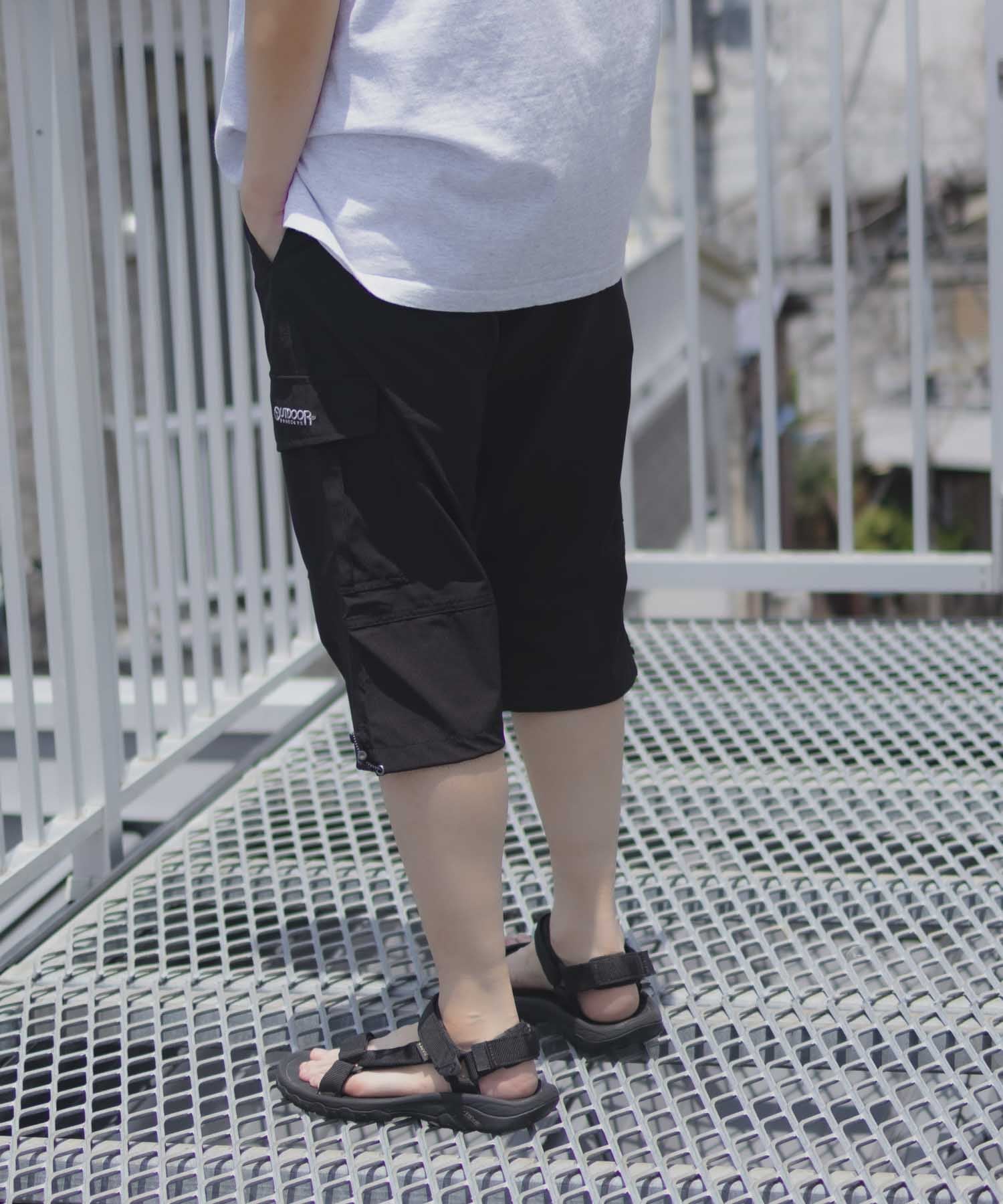 アウトドアプロダクツ OUTDOOR PRODUCTS ポリリップストレッチカーゴクロップドパンツ （ベージュ） ベージュ