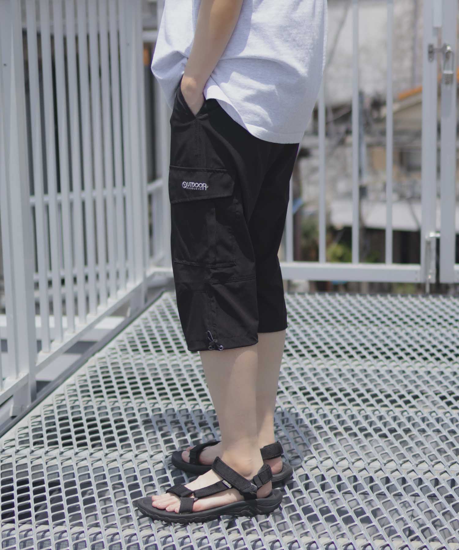 アウトドアプロダクツ OUTDOOR PRODUCTS ポリリップストレッチカーゴクロップドパンツ （ベージュ） ベージュ