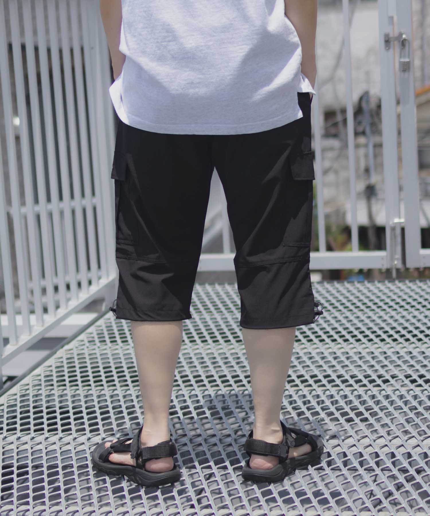 アウトドアプロダクツ OUTDOOR PRODUCTS ポリリップストレッチカーゴクロップドパンツ （ベージュ） ベージュ