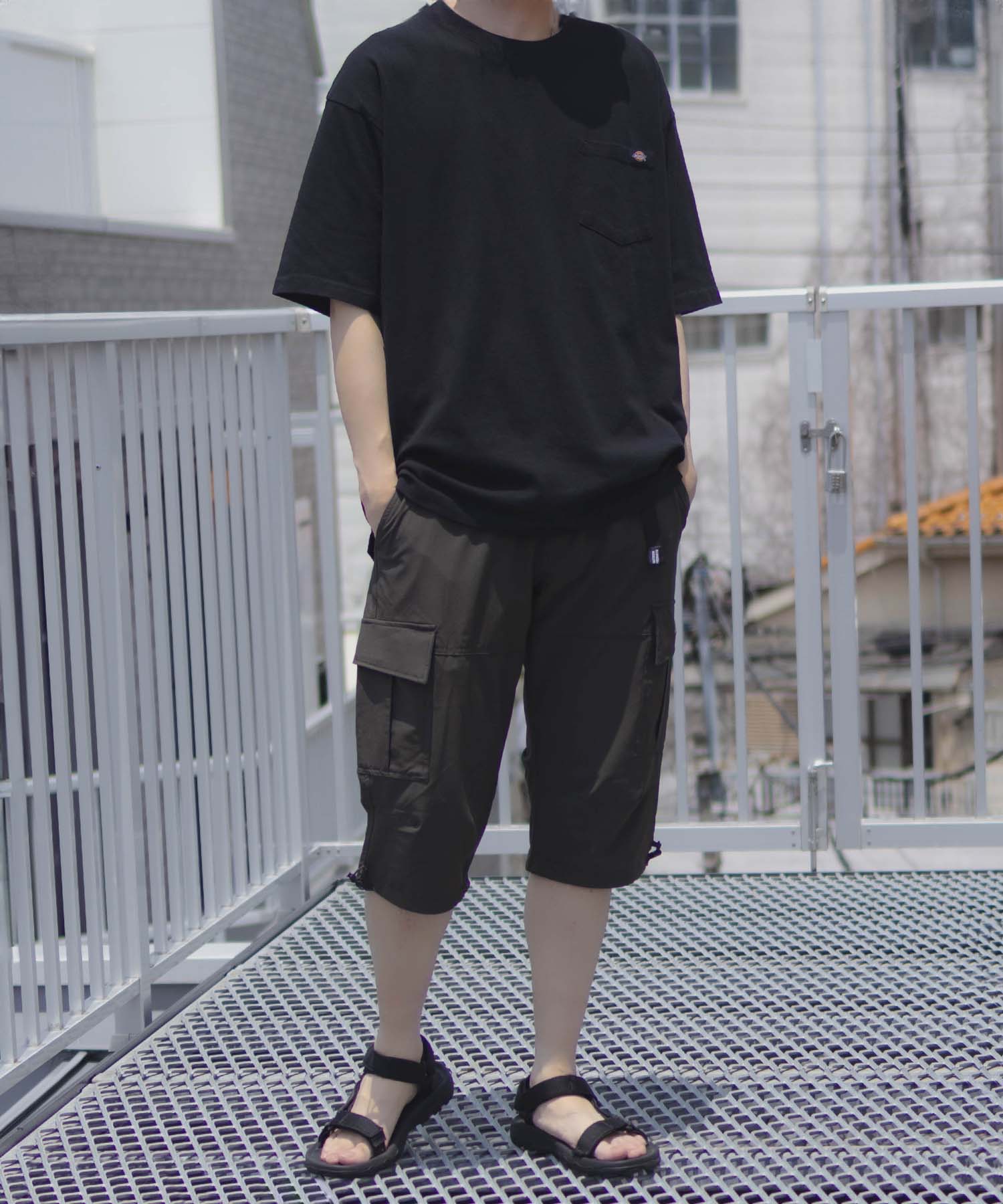 アウトドアプロダクツ OUTDOOR PRODUCTS ポリリップストレッチカーゴクロップドパンツ （ベージュ） ベージュ