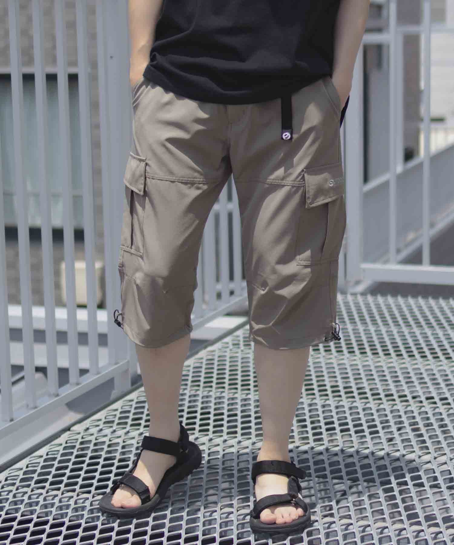 アウトドアプロダクツ OUTDOOR PRODUCTS ポリリップストレッチカーゴクロップドパンツ （ベージュ） ベージュ