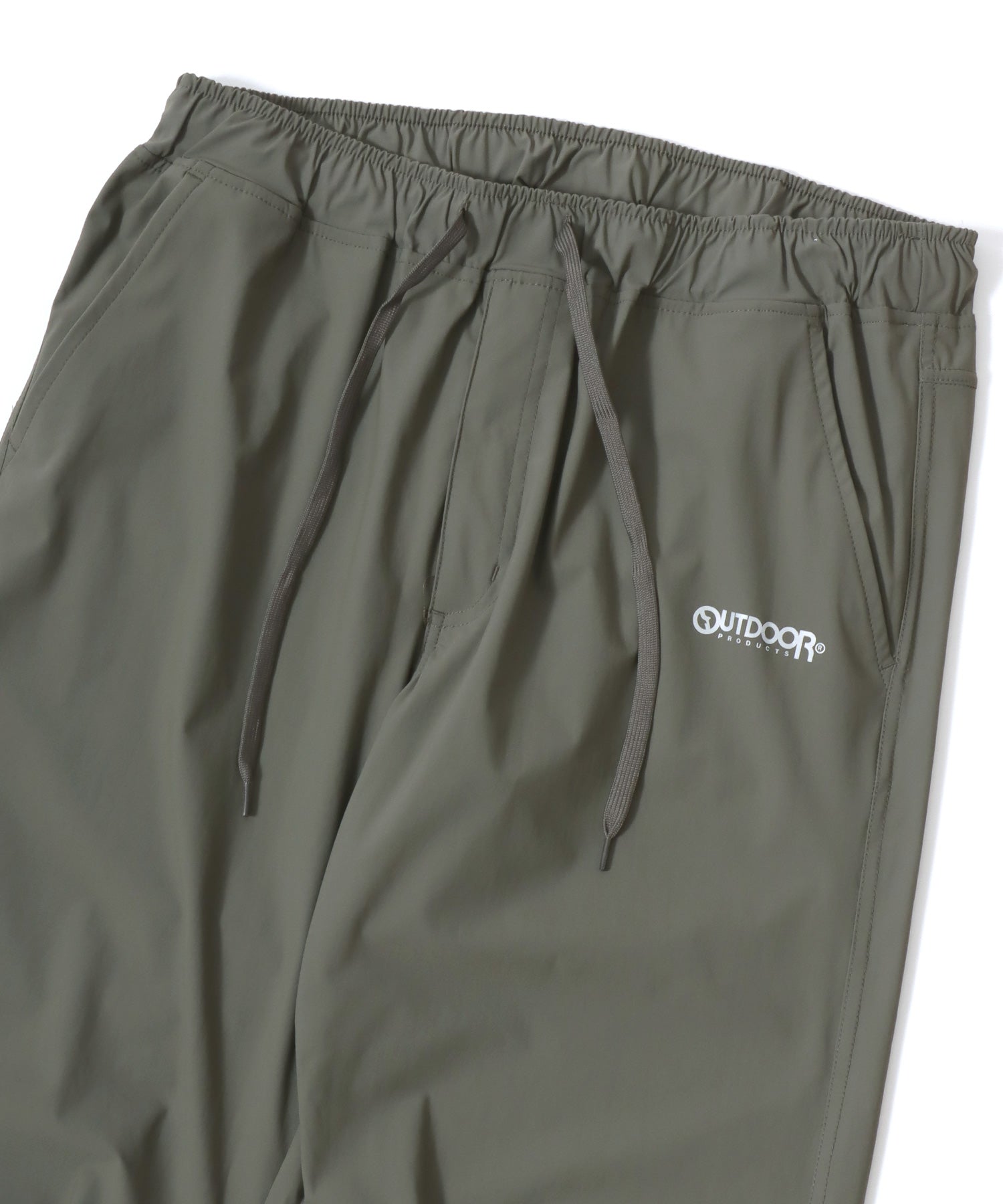 【OUTDOOR】ICEMAX/アイスマックス  接触冷感 UVカット ナイロンストレッチジョガーパンツ イージーパンツ メンズ ボトムス 春夏 快適素材 アクティブパンツ カーキ