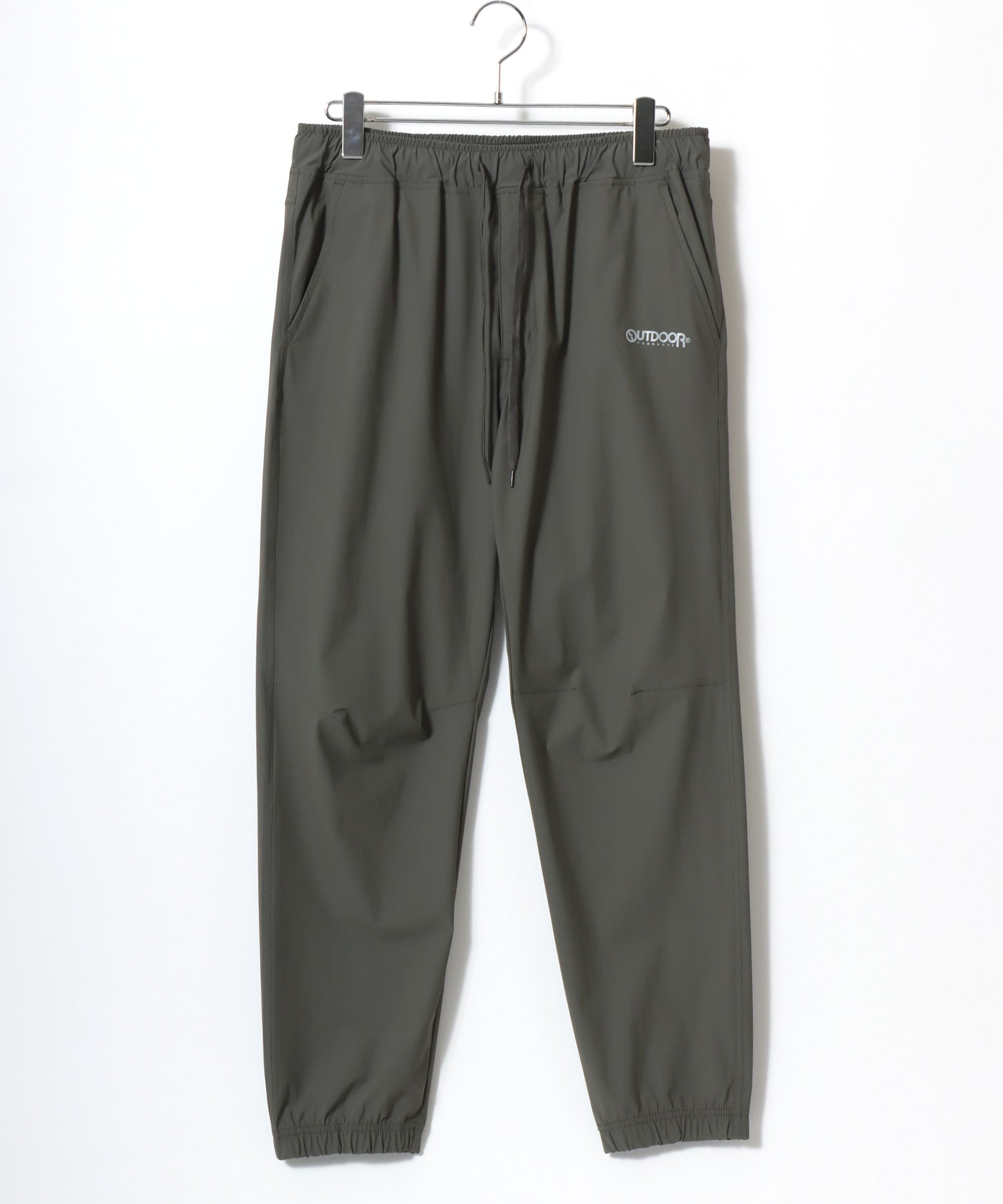 【OUTDOOR】ICEMAX/アイスマックス  接触冷感 UVカット ナイロンストレッチジョガーパンツ イージーパンツ メンズ ボトムス 春夏 快適素材 アクティブパンツ カーキ